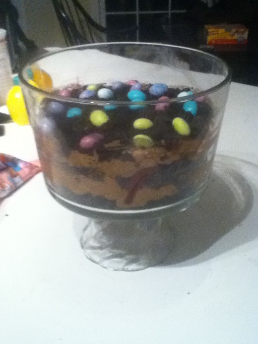 Finished dessert. Enjoy!