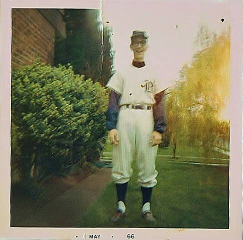 High School baseball player...yours truly!