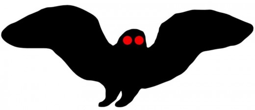 Mothman, Wikimedia Commons image released into public domain by author 2008. 