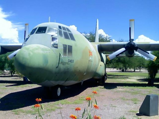 USAF C-130A Hercules Military Transport Plane