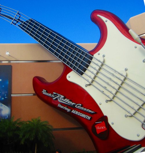 Rock 'n' Rollercoaster starring Aerosmith, at Disney's Hollywood Studios.