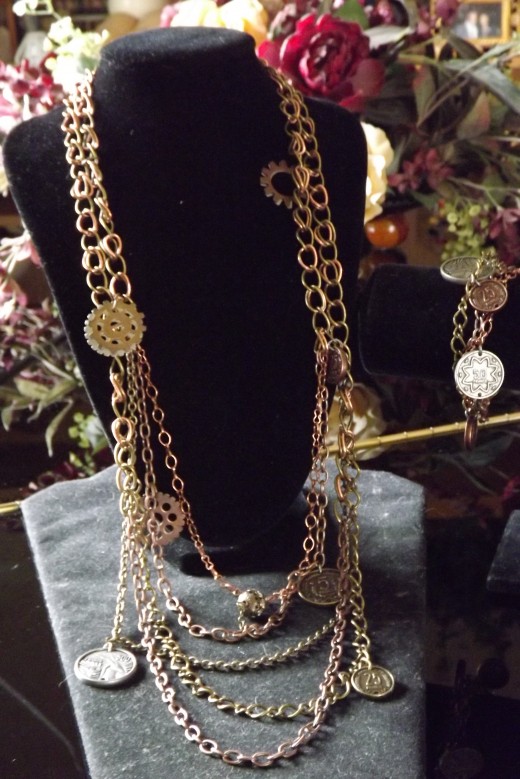 Designs by Chae - Coin Necklace & Bracelet