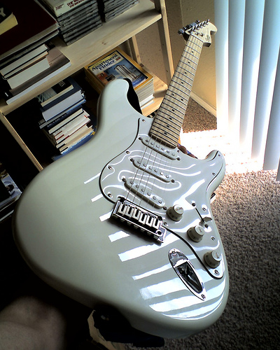 Nothing quite as shiny as a new guitar.