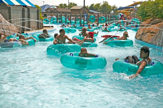 Magic water  tube ride