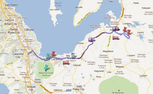Pagsanjan Tour Google map by munchwaffle