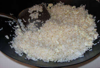 Chinese plain fried rice