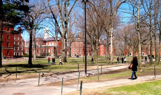 Famed Harvard Yard