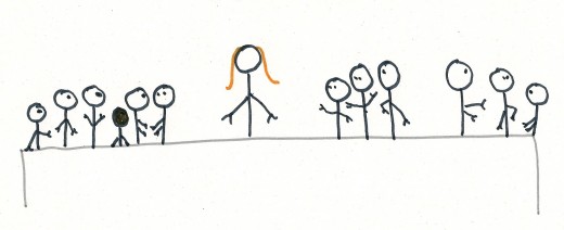 The Last Stickman Supper © Mark Ewbie, used here with permission, and not to be reused without permission from Mark.