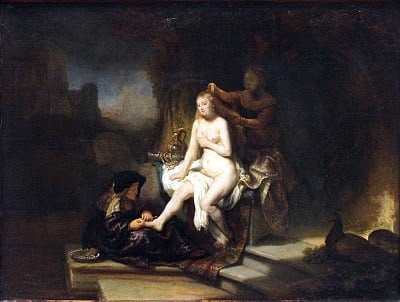 "Bathsheba at Her Bath" by Rembrandt