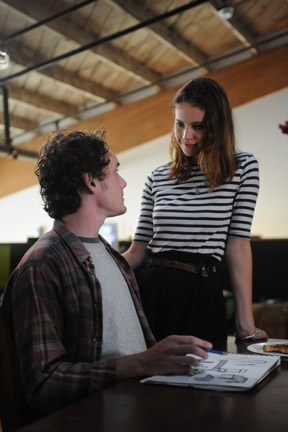 Yelchin and Jones try to patch things up in "Like Crazy."