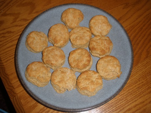 My family of 3 (and that includes a 2 year old!) has no problem polishing off all of these biscuits. 