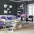 Go at it with some purple décor. Or maybe even a purple wall.