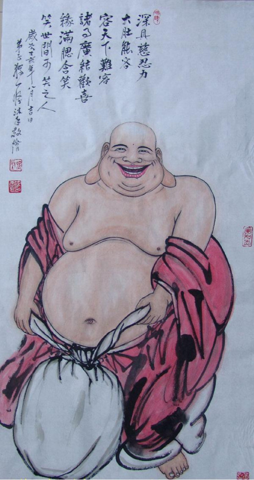 Laughing Buddha, He must have Eating Disorder, but he is happy!