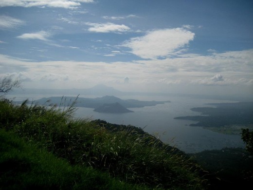 Taal Volcano and the lake, Tagaytay Cavite side just overlooking at Lemery, Batangas (All photos by Travel Man)