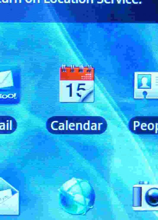 Fig 1 - HTC Inspire Calendar icon