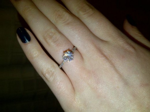A beautiful 1.25 carat ring