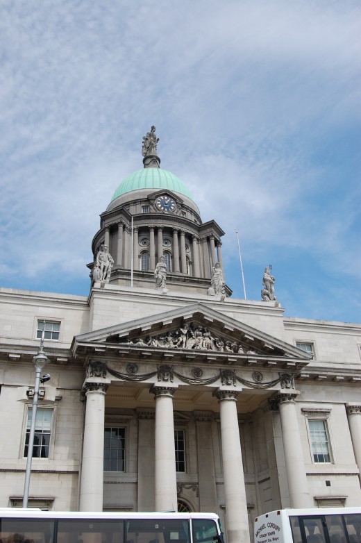 Dublin Custom House from south 