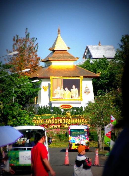 Photo of Thai's Royal Family I observed that the Royal Family is highly revered by Thai people