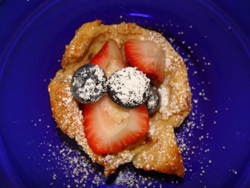 Yummy French toast cup for Mom!