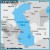 The caspian sea is the largest lake in the world with an area of 143,200 sq. mile. A lake is any body of water surrounded by land. The Caspian Sea is surrounded by Russia, Azerbaijan, Iran, Turkmenistan and Kazakhstan The caspian sea is the largest lake in the world with an area of 143,200 sq. mile. A lake is any body of water surrounded by land. The Caspian Sea is surrounded by Russia, Azerbaijan, Iran, Turkmenistan and Kazakhstan
