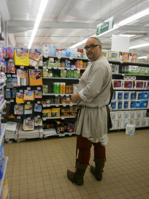 We got a few odd looks in the supermarket, some uncanny French sixth sense for knowing who the foreigners are.