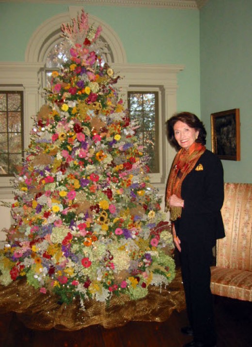 Dress Up Your Christmas Tree with Silk Florals - Great 