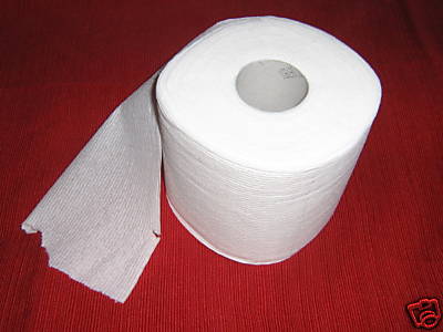 Opened toilet paper on eBay