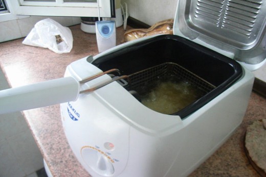 You need to practice safety and common sense when deep frying at home. 