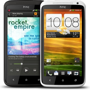 HTC One X Black and Polar White