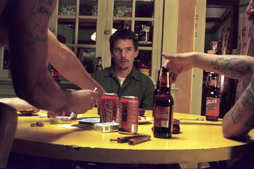 A scene with Ethan Hawke from the movie Training Day