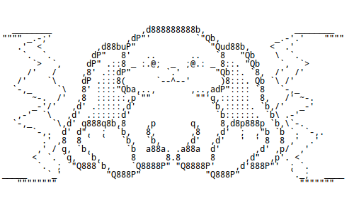 bunny text art copy and paste