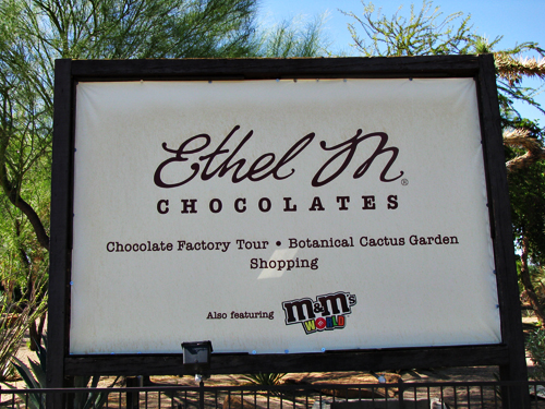 Ummmmm.... Ethel M. Chocolate Factory, free tour and FREE samples, who could ask for more?
