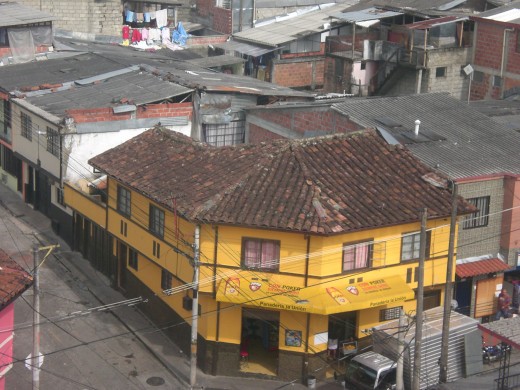 Typical colonial house.