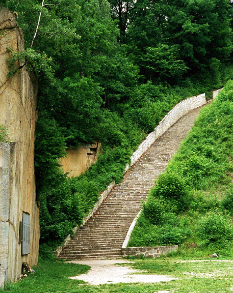 The Stairs Of Death At Mauthausen 