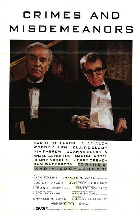 Crimes and Misdemeanors Poster