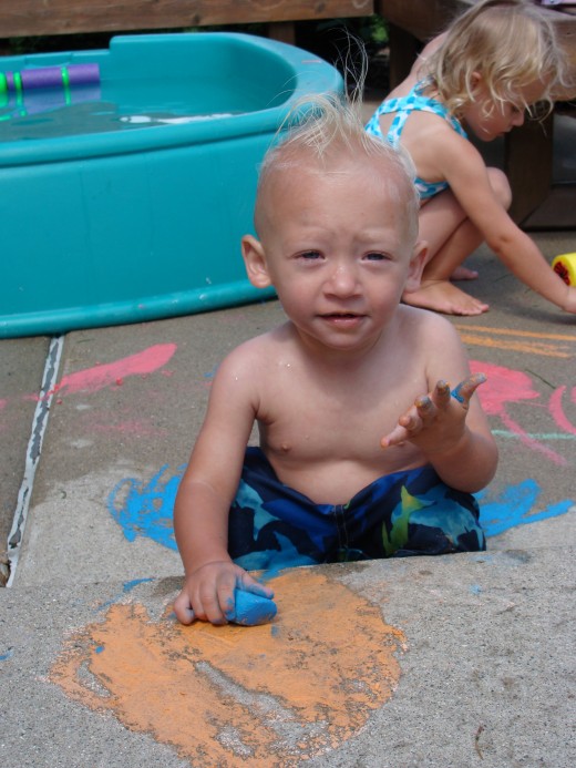 Chalk art is so much fun! 