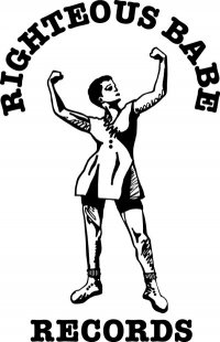 The logo for Ani Difranco's record label, Righteous Babe Records.