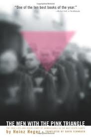 Cover of Heinz's book - 'The Men with the Pink Triangle'