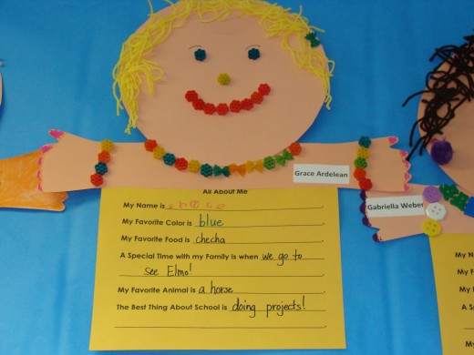 Using different materials such as colored pasta, markers, and yarn allow the children's imaginations to run wild!