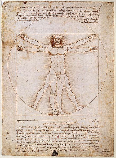 Vitruvian Man, 1492