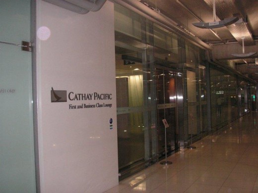 Cathay Pacific First & Business class lounge at Bangkok Suvarnabhumi airport