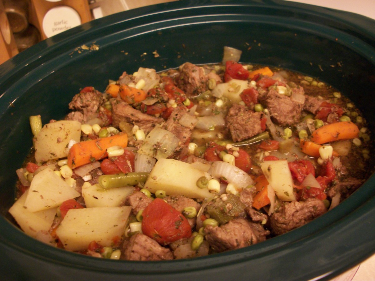 A warm bowl of homemade beef stew hits the spot.