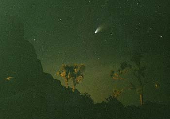 My Joshua Tree photo of Comet Hale-Bopp.