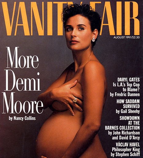 Demi  Moore on the cover of Vanity Fair