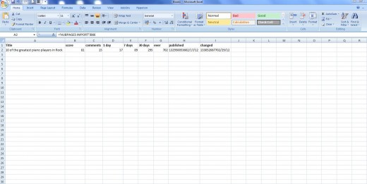 link the data on this worksheet to the data imported.