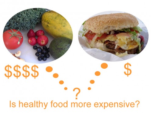 Is healthy food more expensive?