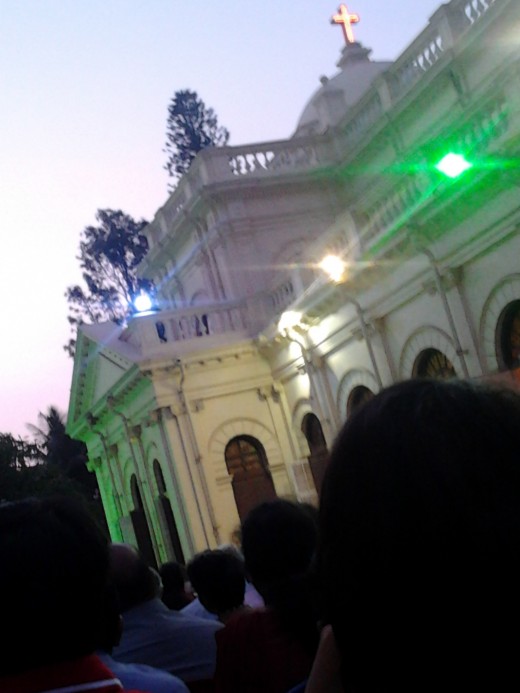 St. Marks Cathedral,Bangalore. Sunrise service, Easter,8 th April 2012