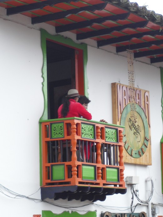 Balcony coffee shop
