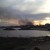 smoke billowing up from a brush fire in Milford, Ct on 4/9/12
