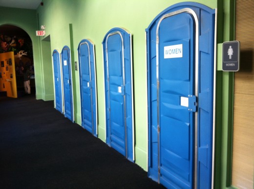Bathrooms in the Louisiana State Museum